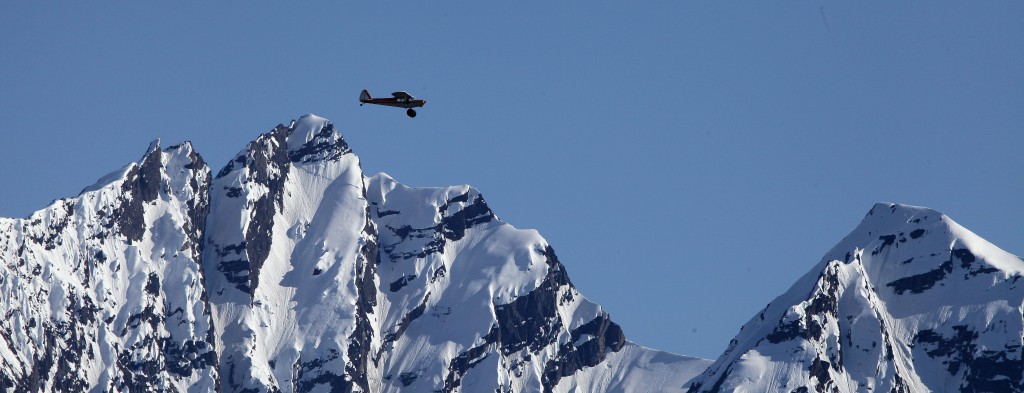 Alaska aviation, Super Cub -Top environmental portrait & Alaska aircraft photography l Alaskafoto