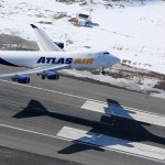 Atlas 747 taking off at PANC | Alaskafoto - Alaska Aircraft photography & Alaska Air Cargo photography