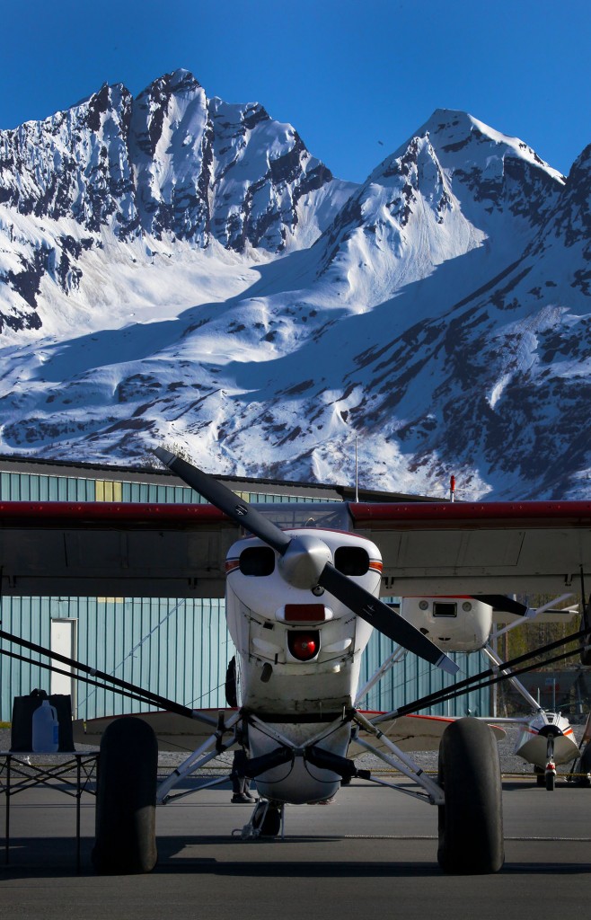 Piper Cub at Valdez - Best Aircraft photography & portrait photographers l Alaskafoto- Alaska photography