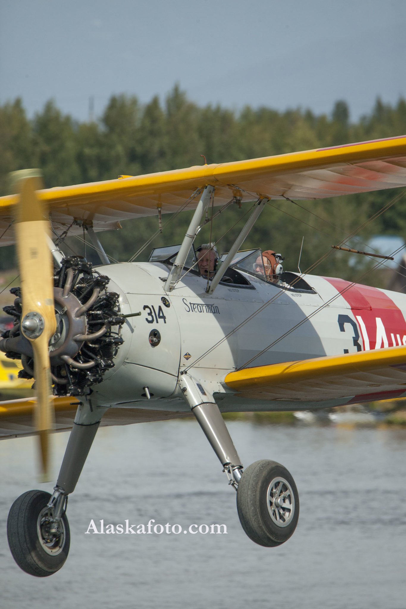 Alaska, aviation, biplane, Stearman, aviation photography